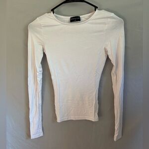 White Fox Boutique White Long Sleeve Tee